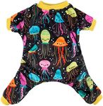 CuteBone Dog Pajamas Jellyfish Dog Apparel Dog Jumpsuit Pet Clothes Pajamas P80M-AU