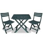 vidaXL 3 Piece Folding Bistro Set G