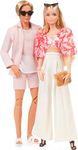 Barbiestyle Doll 2-Pack with Barbie and Ken Dolls Dressed in Resort-Wear Fashions and Swimsuits, Collectible Gift (Amazon Exclusive)