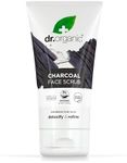 Dr Organic Charcoal Face Scrub, Cleansing, For Acne & Clearing Skin, Oily, Problem Skin, Natural, Vegan, Cruelty-Free, Paraben & SLS-Free, Recycled & Recyclable, Organic, 125ml, Packaging may vary