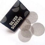 Corsion 100 Pieces Stainless Steel Screens Pipe Screens Smoking Pipe Screen Filters-for a Cleaner, Safer, Ash-Free Smoke