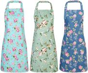 Auidy_6TXD 3 Pack Floral Aprons for