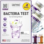 Coliform Bacteria Test Kit for Drinking Water - Easy to Use 48-Hour Water Quality Testing Kit for Home Tap & Well Water | EPA Approved Testing Method | Made in The USA | Incl. E Coli | 2-Pack