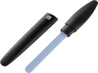 Zwilling Ceramic Nail File (Coarse and Fine-Grained File Surfaces, for Sensitive Nails, with Protective Cap), Premium, Black, 170 mm