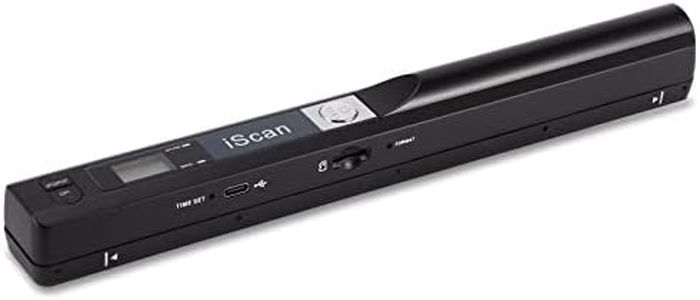 AOZBZ Portable Document Scanner, 900DPI Handheld Image Scanner, Scanning Wand,A4 Colour Photo Mobile Scanner Handy Scan (JPG/PDF Format, High Speed USB 2.0, Micro Need SD/TF Card But Not Included)