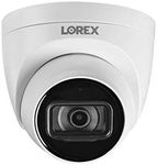 Lorex 4K Ultra HD IP Dome Security Camera with Listen-in Audio - Subscription-Free Clear Surveillance Footage with Enhanced Audio Monitoring - Weatherproof Outdoor Camera for Home Security