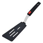 TASKHOUSE Silicone Slotted Turner Spatula for Non Stick Cookware Fish Turner Steel Silicone Spatula Flipper 600ºF Heat Resistant Rubber Spatula Pack of 1