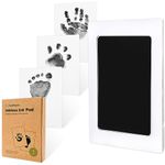 1-Pack Inkless Hand and Footprint Kit - Ink Pad for Baby Hand and Footprints - Dog Paw Print Kit,Dog Nose Print Kit - Baby Footprint Kit, Clean Touch Baby Foot Printing Kit, Newborn Baby Handprint Kit