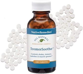 Native Remedies TremorSoothe - Natural Homeopathic Formula to Temporarily Control Shakes, Tremors, Muscle Spasms and Twitches -180 Tablets