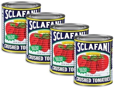 Sclafani - Crushed Tomatoes, (4)- 28 oz. Cans