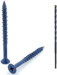 BCP Fasteners BCP482 100 Qty 3/16" x 2-1/4" Flat Head Phillips Diamond Tip Concrete Screws to Anchor Masonry, Block and Brick (BCP482)