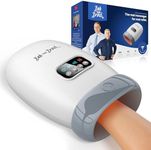 BOB AND BRAD H60 Hand Massager with Heat and Compression, Cordless Hand Massager for Arthritis and Carpal Tunnel, Pain Relief Heated Wrist Finger Massage, Christmas Gifts for Women Men Mom Dad