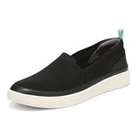 Vionic Women's Essence Sidney Platform Slip-on Fashion Sneaker- Knit Shoes That Include Three-Zone Comfort with Orthotic Insole Arch Support, Medium and Wide Fit, Black, 9