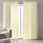 Neween Sheer Curtains Woven Voile C