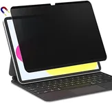 FILMEXT iPad 10th Generation Privacy Screen Protector iPad 10.9 2022, Magnetic Anti-Spy Anti Glare Blue Light Filter, Removable Installation for iPad 10.9-inch A2696/A2757/A2777, [Landscape Privacy]