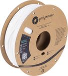 Polymaker High Flow TPU Filament 1.75 White, Shore 95A Flexible Filament 1.75mm, 1kg Cardboard Spool - PolyFlex TPU95-HF TPU Filament 1.75mm Soft Filament Flexible