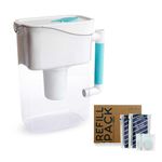 Phox Wave 2.8L Water Filter Jug and Refillable Cartridge (Clean)