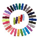 BENECREAT 34M (37 Yards) Ribbon Elastic Stretch Elastics for Hair Ties Headbands - 34 Colors by 1M