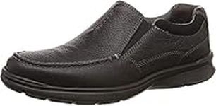 Clarks Mens Cotrell Free Loafers, Black Oily Lea, 11 UK