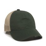 Outdoor Cap Women's Fwt-130-dkgreen/Tan-a Baseball Cap, Dark Green/Tan, One Size