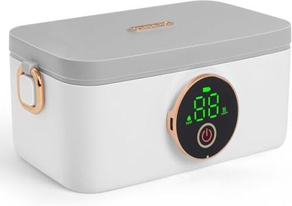 Heated Lunch Box, Self-Heating Lunch Box with 16000mAh Rechargeable Batteries and 1000ML Container, Perfect for Work Travel Outdoor