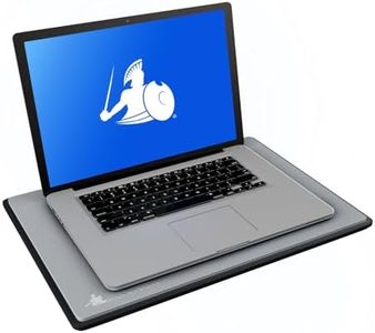 DefenderPad Laptop EMF Radiation Protection & Heat Shield by DefenderShield - EMF Blocker Lap Pad & 5G Protector Computer Lapdesk Compatible with up to 17" Laptop, Chromebook, MacBook (Gray)