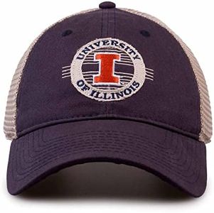 Illinois Fighting Illini NCAA Snapback Hat - Adjustable Navy
