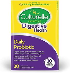 Culturelle Daily Digestive Health Daily Probiotic for Men and Women | With 100% Naturally Sourced Lactobacillus GG Strain †††††† | Pharmacist Recommended ††††† | Gluten Free and Vegan | 30 Count Capsules