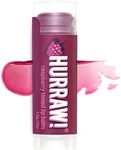 Hurraw! Raspberry Tinted Lip Balm: (Sheer Berry Tint) Organic, Certified Vegan, Cruelty and Gluten Free. Non-GMO, 100% Natural Ingredients. Bee, Shea, Soy and Palm Free. Made in USA