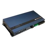 Soundstream RN1.5000D Rubicon Nano 5000W Class D 1-Channel Amplifier, Blue and Black