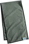 MISSION Dual Action Cooling & Drying Towel, Bronze Green/Black - Cools Up to 6 Hours - Moisture & Sweat Absorbent - UPF 50 Sun Protection - Machine Washable