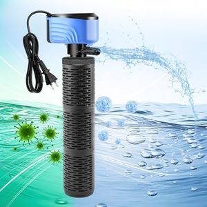 BVOPLME Aquarium Filter, 660GPH Fish Tank Filters, Small Pond Filter, Turtle Tank Filter for 100-300 Gallon Large Aquariums and Small Pond Fountains, Suitable for Saltwater and Freshwater