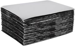 YOUNTHYE 35PCS Car Sound Deadening Mat, 25cm x 18cm Self Adhesive Sound Deadening Sheets 5mm Thick, Foil Insulation Sheet for Automotive Noise and Heat Insulation
