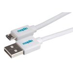 Maplin USB-A to Micro USB-B Cable White, 0.75m, Charging and Syncing, for Samsung Galaxy S7 S6 S5 J7 Edge Note 5, Huawei, Nexus, HTC, Sony, Kindle Fire, PS4 Controller, Cameras, Speakers etc