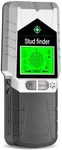 VETOUCH 6 in 1 Stud Finder Wall Scanner, Electronic Stud Detector with LCD Display & Sound Alarm, Magnetic Stud Sensor for Wood, Metal, AC Wire, Pipe Detection in Walls, Ceilings, Floors-Silver