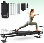 XDDIAS Pilates Reformer, 91.3" Foldable Reformer Pilates Machine with Longer Slide Rails, Jump Board, 2 Resistance Combinations for All Levels, Pilates Equipment for Home Gym Workout (Up to 400 LBS)