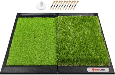 Tapete de Golf SAPLIZE con Bandeja para Pelotas de Golf y Base Resistente