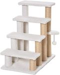 PawHut 4 Levels Cat Steps, Pet Stai