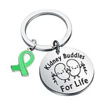 POTIY Organ Transplant Keychain Donor Keychain Kidney Buddies For Life Donor Gift Organ Donation Living Donor, Buddies, Small