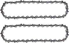 Abroman 8 inch Chainsaw Chain 3/8" LP Pitch - .050" Gauge 33 Drive Links Fits for Chicago Sun Joe SWJ800E SWJ806E Harbor Freight 62896 68862 63190 Earthwise Greenworks Oregon S33-2 Pack