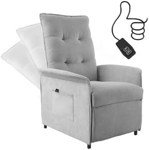 SOSINYA Sillón de Relax Eléctrico, Ajuste eléctrico del Respaldo, soporta hasta 150 kg. Ideal para Leer, Jugar y Descansar. Imprescindible en dormitorios y Salas de Estar