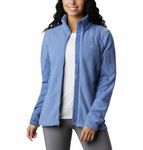 Columbia Women's W Polar Powder Fleece FZ Jacket (AK2827_Deep Ocean Red Camellia_S)