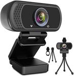 Webcam HD 1080p Web Camera, USB PC 