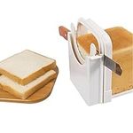 Bread Slicer, Bread Slicer Guide for Homemade Bread Toast Cutter Sandwich Maker Slicing Machine Handed Bread Slicer with Cutting Guide(Size:1pc)