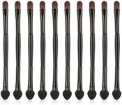 20 Pcs Eye Shadow Applicators, Disposable Eye Shadow Brush, Portable Eyeshadow Applicator, Sponge Double-ended Eyeshadow Brush, Eyeshadow Brushes For Drawing Eye Makeup