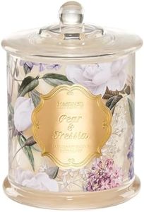 M&SENSE Pear Fressia Scented Candle, 12.7oz Natural Soy Wax Candles for Home Scented Winter Holiday, 80 Hours Long Lasting Slow Burning