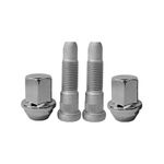 Mysttoo M14x1.50 Chrome Wheel Lug Stud Nut Set Compatible with Chevy Camaro Impala S10 Silverado 1500 Suburban Tahoe Sierra 1500 Canyon Yukon XL Buick Enclave Lacrosse Regal (4PCS)