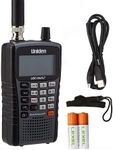 Bearcat Moonraker UBC125XLT Compatible with Uniden UBC-125XLT AM/FW Radio, UK Preprogrammed Channels (Civilian & Military Air/Marine/Ham/PMR, etc). Inc Antenna, Charger, Batteries, USB Cable, Strap