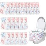 Fumanduo 20 PCS Disposable Waterproof Toilet Seat Cover, Toilet Seat Paper Pads Potty Toilet Seat Cover Non-Slip Disposable Toilet Seat Cover for Baby Potty Seat Cover for Travel