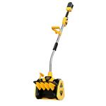 40V Cordless Snow Shovel Compatible with Dewalt 20V MAX Battery (Tool Only), Electric Power Snow Thrower, Handheld Snow Blower with 13.2",Width 8" Depth, 26.5' Throwing Distance